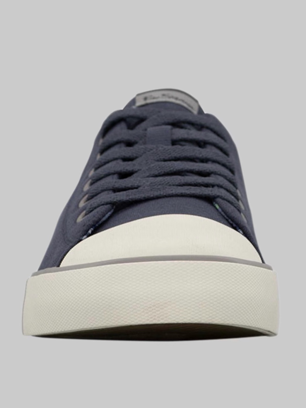 Ben Sherman Men's Black Canvas Low-Top Tennis shoes Sneaker. + A LITTLE GIFT π - Picture 2 of 5